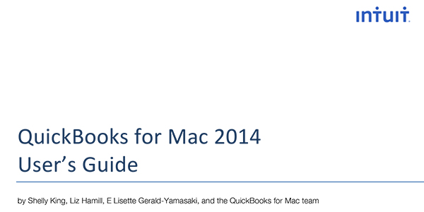 quickbooks for mac 2014